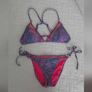 Nanette Lepore Floral Bikini in Pink and Blue
